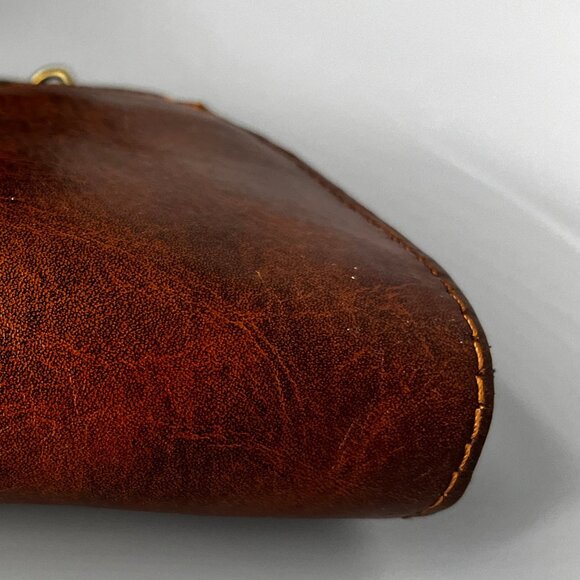 PATRICIA NASH SOFT METALLIC TOOLES ROSARIA SNAP CLOSURE SHOULDER CHAIN WITH SNAP - Picture 3 of 9